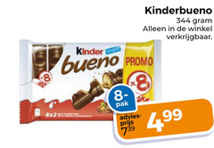  kinder bueno chocoladerepen 8 kinderbueno pak 