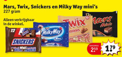  snickers milky way twix mars mini chocoladerepen 12 12x milkyway minis 