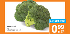  broccoli 500 actieprijs kilo 