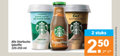  starbucks ijskoffie 2 250 caffee latte added sugar caramel flavour cappuccino ml chilled coffee bold espresso lactose free less calories frappuccino drink creamy hints cocoa stuks combinatie aanbieding 