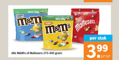  maltesers m en ms chocolade crispy maxi 00 peanut stuk 3.99 