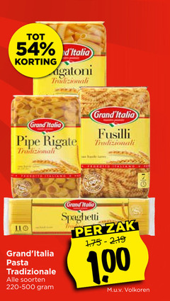  100 tradizionale pipe rigate fusilli pasta soorten 220-500 grand italia spaghetti zak 1 00 volkoren 