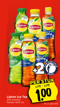  lipton ice tea 20 100 500 calon ton kling original green lemon soorten flessen ml sparkling der valk zegel stuk m.u.v gekoeld 