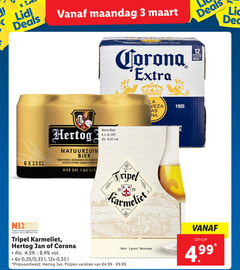  hertog jan karmeliet corona blikjes bier speciaalbieren 1 3 6 12 16 18 25 33 deals maandag bouteilles flessen traditioneel granen 5 8 4 tripel bitterbal nix18 jaar alcohol legitimatie 6x l 12x varieeren la grains lid 