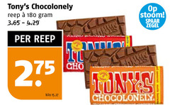  tony chocolony chocolade 180 chocolonely reep kilo stoom spaar zegel 