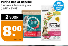  one beneful kattenvoer hondenvoer 2 purina zakken 8 kilo v.a. stoom spaar zegel bifensis xpurina generator 