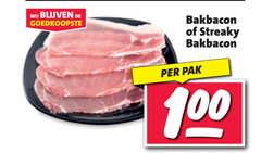  bacon 100 bakbacon streaky pak 