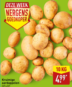  aardappelen 10 week goedkoper kruimige 