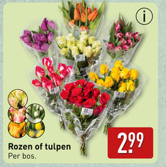  rozen tulpen bos bloemen 