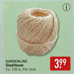  touw 120 gardenline sisaltouw ca. stuk 