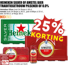  amstel heineken silver blikjes bier krat 3 6 18 24 25 30 33 1870 traditiegetrouw pilsener 0.0 pak blik 50 flesje taste kratten 