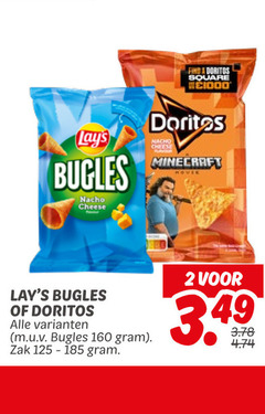  doritos lays zoutjes chips 2 160 bugles nacho cheese square minecraft zak 