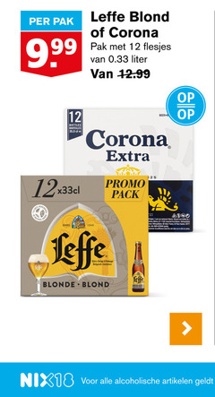  leffe corona speciaalbieren 12 18 99 100 pak blond liter beer b bottles bouteilles pack origin anno belge belgisch abdijbier blonde origine land mexico brewed and bottled by imported from geimporteerd delifrance france da info avant reservoir date le du carton alcoholische artikelen 