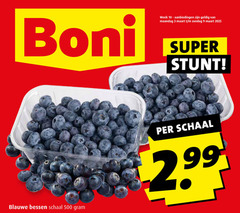  blauwe bessen 3 9 10 500 week maandag super schaal 