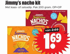  chips 69 200 nacho kit kaas pak jimmy supreme nachos salted new recyclable pack packaging salsa dip 16 