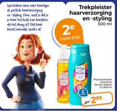  trekpleister huismerk conditioner hairspray shampoo haarverzorging 2 500 haartype styling haar borstelen droog nat breekt namelijk 2e halve ml ond repair 