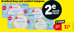  kruidvat huismerk tampons 2 16 easy and comfort new mini halve normal super satin sense cover 