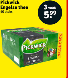  pickwick thee 3 40 100 engelse stuks 5 99 since original english intense natural pack 