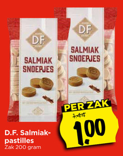  snoep 100 200 salmiak snoepjes pastilles zak 