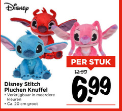  20 disney stitch pluchen knuffel meerdere kleuren cm stuk 