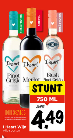  witte wijn rode 8 18 25 750 fris fruitig soepel hamersma pinot blush grigio merlot nix18 jaar legitimatie alcohol heart soorten ml rosee 