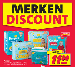  pampers luiers luierbroekjes 2 3 10 merken discount baby dry premium protection 4x pakken stuks pants fresh clean 