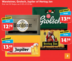  grolsch warsteiner hertog jan jupiler krat bier 24 1615 0.25 liter seit das einzig wahre familientradition meesterschap 