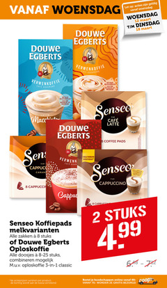  douwe egberts senseo koffiepads oploskoffie 1 2 3 8 12 18 40 woensdag let anno verwenkoffie cafe gourmand rijke melkschuimlaag avec mousse lait latte mcafee coffee pads caramel nouveau cappuccino romiger onctueux zakken stuks doosjes combineren classic varieeren kassa online 