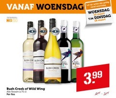  witte wijn rose rode 8 12 18 25 woensdag jaar legitimatie alcohol nix18 let dogs indoor aanbevolen hamersma vintage pinot grigio shiraz wine creek chardonnay wild wing flessen fles australia merlot pays dog pate 3.99 