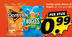  lays doritos chips zoutjes cpu nacho cheese bugles bugels zak stuk 