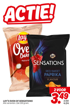  lays chips 2 150 lay naturel oven sensations zak red sweet paprika flavour 