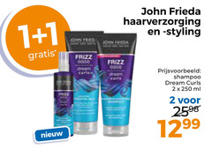  john frieda conditioner shampoo haarverzorging 1 2 250 fried frizz dream styling curls ml 