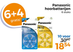  panasonic gehoorapparaatbatterijen 4 6 10 hoorbatterijen stuks 