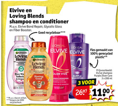  garnier loving blends conditioner shampoo 3 40 100 200 elvive bond repair gloss booster recyclebaar gladmakend rice wa lang pluizig les gemaakt plastic honing goud manuka m.u.v dop etiket breekbaar haar paris vive vitamin uv filter kleur wasbeurten gekleurd highlights color purple anti ge blond fles gerecycled zilver care ml 