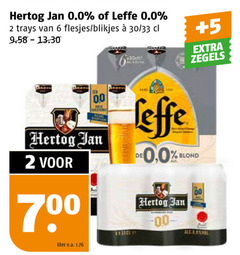  hertog jan leffe alcoholvrij bier 2 6 30 0.0 trays blikjes 33 5 zegels 00 deo blond liter v.a. 