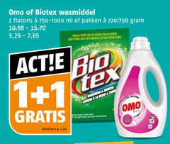  biotex omo handwasmiddel wasmiddel 1 2 750-1000 ml pakken 720 kilo liter v.a. kleding kleuren pour vos vetements couleurs bio 