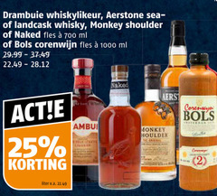  aerstone whisky 2 25 700 1000 drambuie whiskylikeur sea monkey shoulder naked fles ml bols corenwijn original dam liter v.a. 