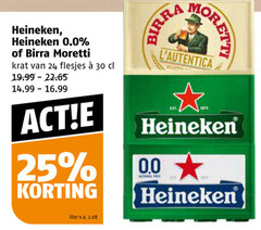  birra moretti heineken 0.0 krat bier 24 25 30 free liter v.a. 