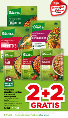 knorr maaltijdmix 2 3 4 23 26 50 100 150 200 250 300 450 462 600 2133 wereldgerechten italiaanse lasagnette napoletana porties woensdag indiase kip tandoori belofte groente natuurlijke mexicaanse nasi pp conserveermiddelen smaakversterkers kleurstoffen groentepakket bosui kipfilet rijst spaghetti bolognese toegevoegde kunstmatige italiaans rundergehakt macaroni vouchers trattoria combineren stuks zakjes personen combinatie plus.nl 