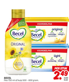  becel margarine olie en vetten 3 100 500 600 750 plantaardig hart hor original 3x omega3 olijfolie fles ml kuip natuurlijke rijk omega light stuk 