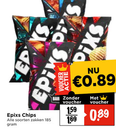  chips soorten zakken voucher bar sx 