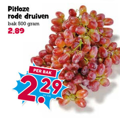  druiven 500 pitloze rode bak kilo 